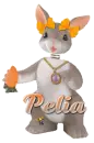 cute bunny easter pelia