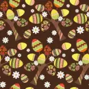 seamless glitter EASTER EGG spring background