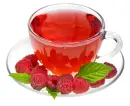 Tea with a raspberry