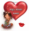 Hug & kisses Anna