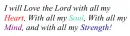 I will Love the Lord
