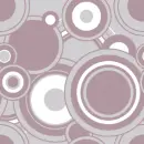 purple retro circles