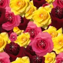 seamless glitter roses easter spring background