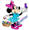 cute easter minnie mouse heather