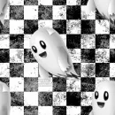 black n white ghost