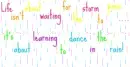 Daning in the rain!