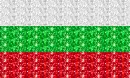 glitter bulgarian flag