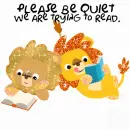 lions are trying to read