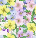 seamless glitter flowers easter spring background