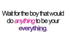 wait for the boy