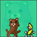 bear and banana