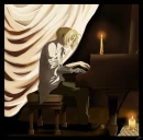 Edward on a Piano