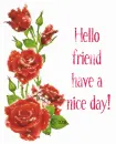 Hello friend,have a nice day!
