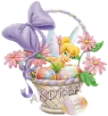 cute tinkerbell easter egg Andrea