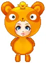 Bear Costume Doll