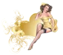 Woman sitting on heart