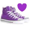 Purple Converse Love