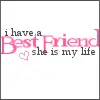 My best friend is my life
