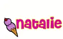 natalie loves ice cream