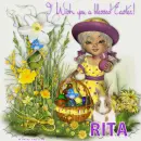 Wish you a blessed Easter  Rita