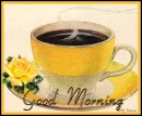 Yellow Coffee Cup Yellow Rose