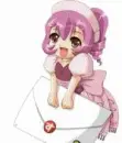 Sumomo with letter