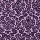 seamless glitter purple damask background