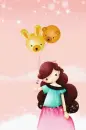 cute girl waiting
