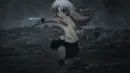 white hair girl