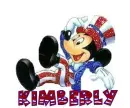 Mickey With The Name Kimberly