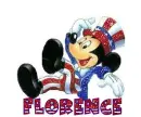 Mickey With The Name Florence