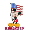Mickey With The Name Kimberly
