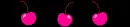 Neon Pink Cherries