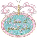 I love it-(butterfly frame)