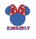 Minnie With The Name Kimberly