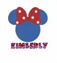 Minnie With The Name Kimberly