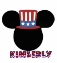Mickey  With The Name Kimberly