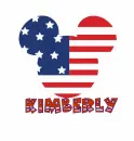 Mickey With The Name Kimberly