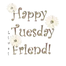 Happy tuesday friend!