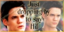 Just dropping by to say hi