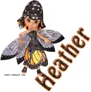 butterfly girl Heather