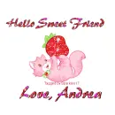 Custard Kitty - Hello friend - Andrea