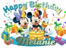 happy birthday Melanie