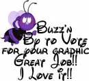Buzz'n By to vote for your graphic