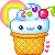 mini kawaii ice cream