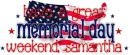 memorial day: samantha