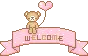 Pink Welcome Sign