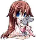 Bedtime chibi girl