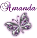 Purple butterfly- Amanda