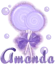 Purple lollipop- Amanda
